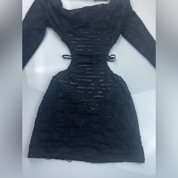 New Pink Cut Out Mini Dress S54-24 - Picture 6 of 8